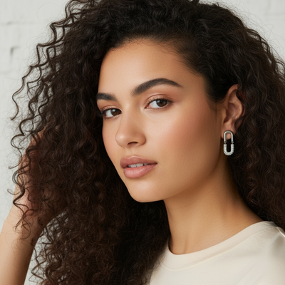 Iced Pin 2.0 Bling Earrings