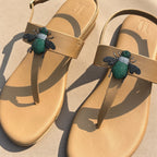 BEE-DAZZLE SANDALS (TAN)