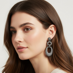 Cuban Link Party Bling Earrings