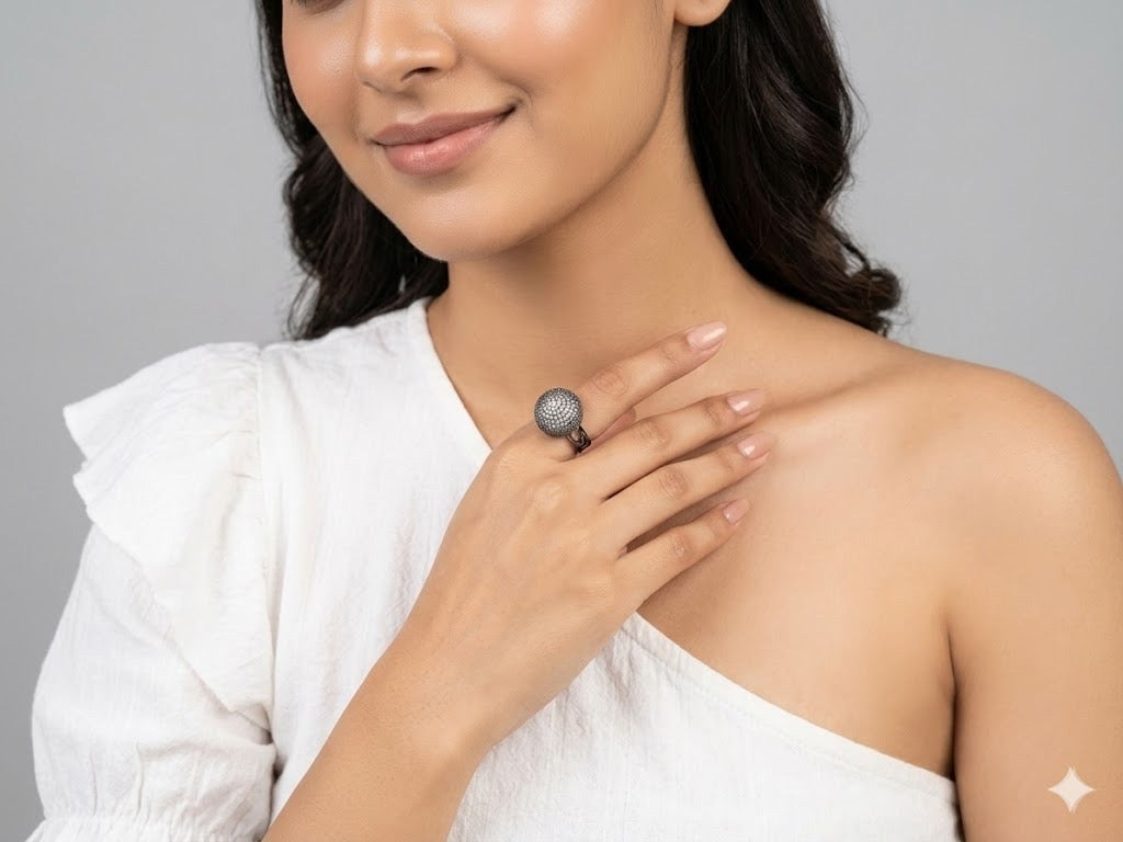 Iced bob ring