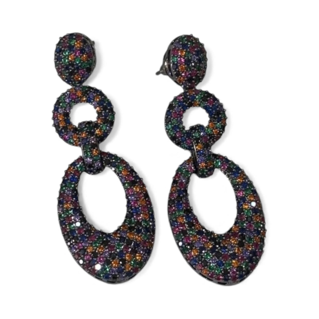Cuban Link Party Bling Earrings