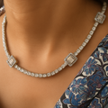 Celestial Grid Bling Necklace