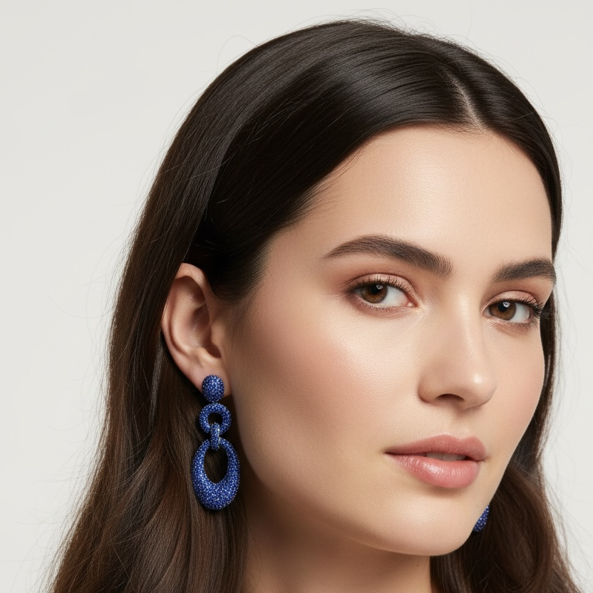 Cuban Link Party Bling Earrings