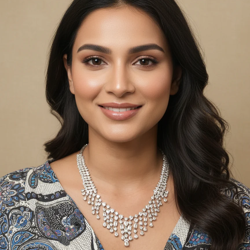 DEW DROP BLING NECKLACE