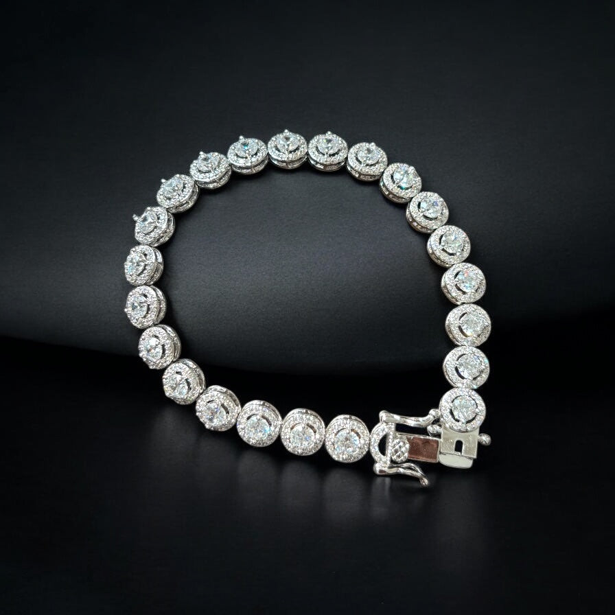 ROUND HALO BRACELET