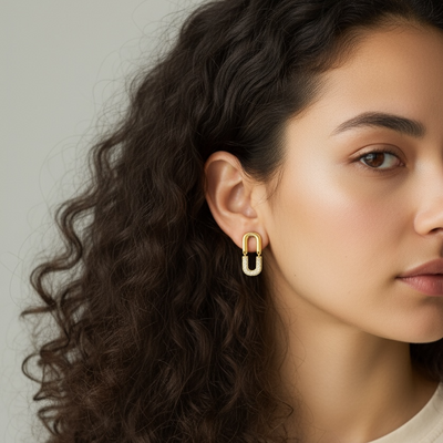 Iced Pin 2.0 Bling Earrings