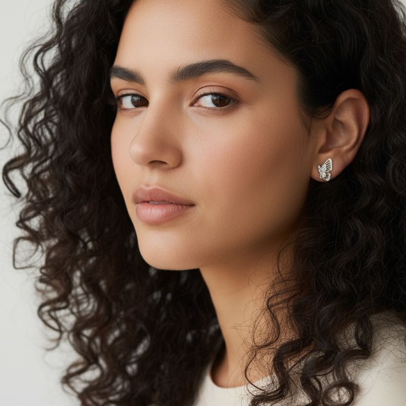 Butterfly Chime Bling Earrings