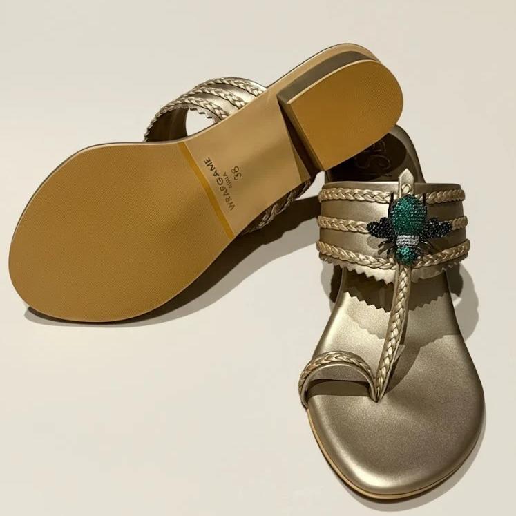 BEE KOHLAPURI HEELS (FOOTWEAR)