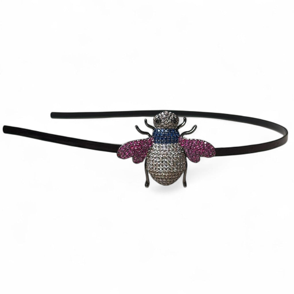 Iced Hive Bee Hairband- Black