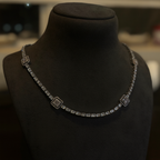 Celestial Grid Bling Necklace