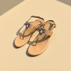 BEE-DAZZLE SANDALS (TAN)