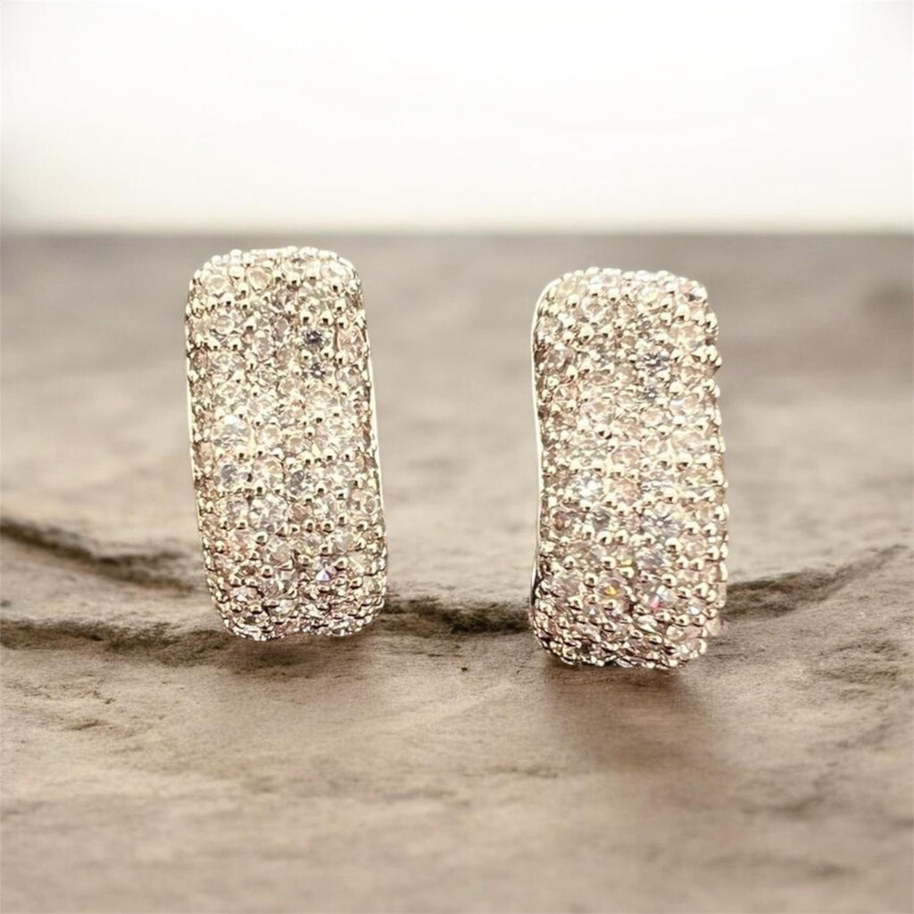 Diamonte dust earrings