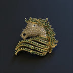 Iced Gallop Brooch