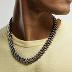 ICED BLACK SPIKE CUBAN LINK CHAIN