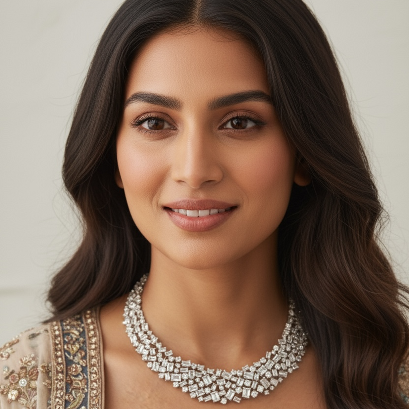 Diamonte Cocktail Necklace Set