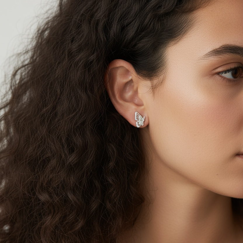 Butterfly Chime Bling Earrings