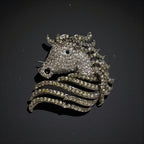 Iced Gallop Brooch