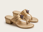 BEE KOHLAPURI HEELS (FOOTWEAR)