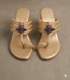 BEE KOHLAPURI HEELS (FOOTWEAR)