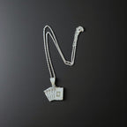 Iced Cards Pendant Chain