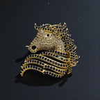 Iced Gallop Brooch