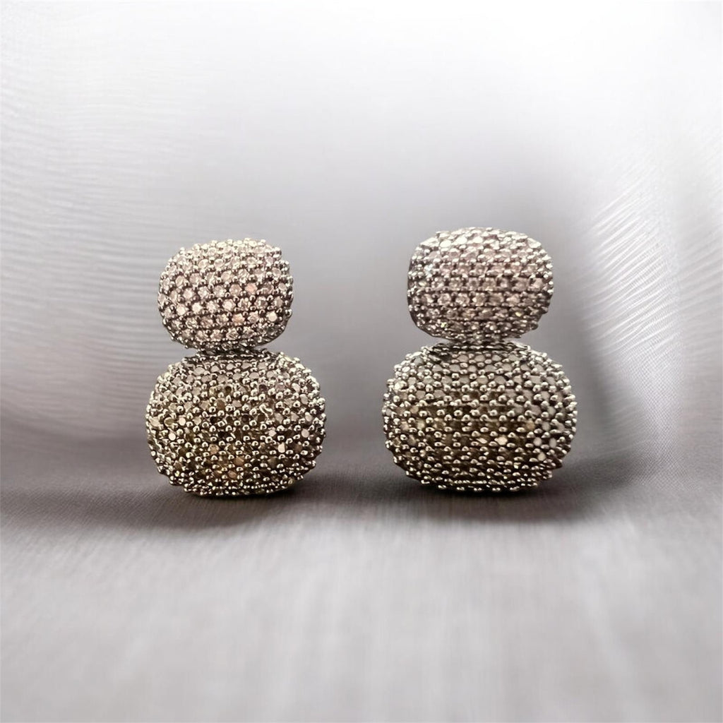Iced orb studs