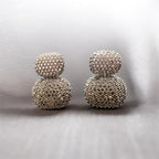Iced orb studs