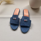 Suede Charm Mules (Footwear) (without Charms)