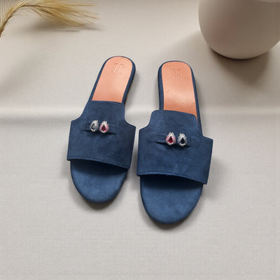 Suede Charm Mules (Footwear) (3 Charms)