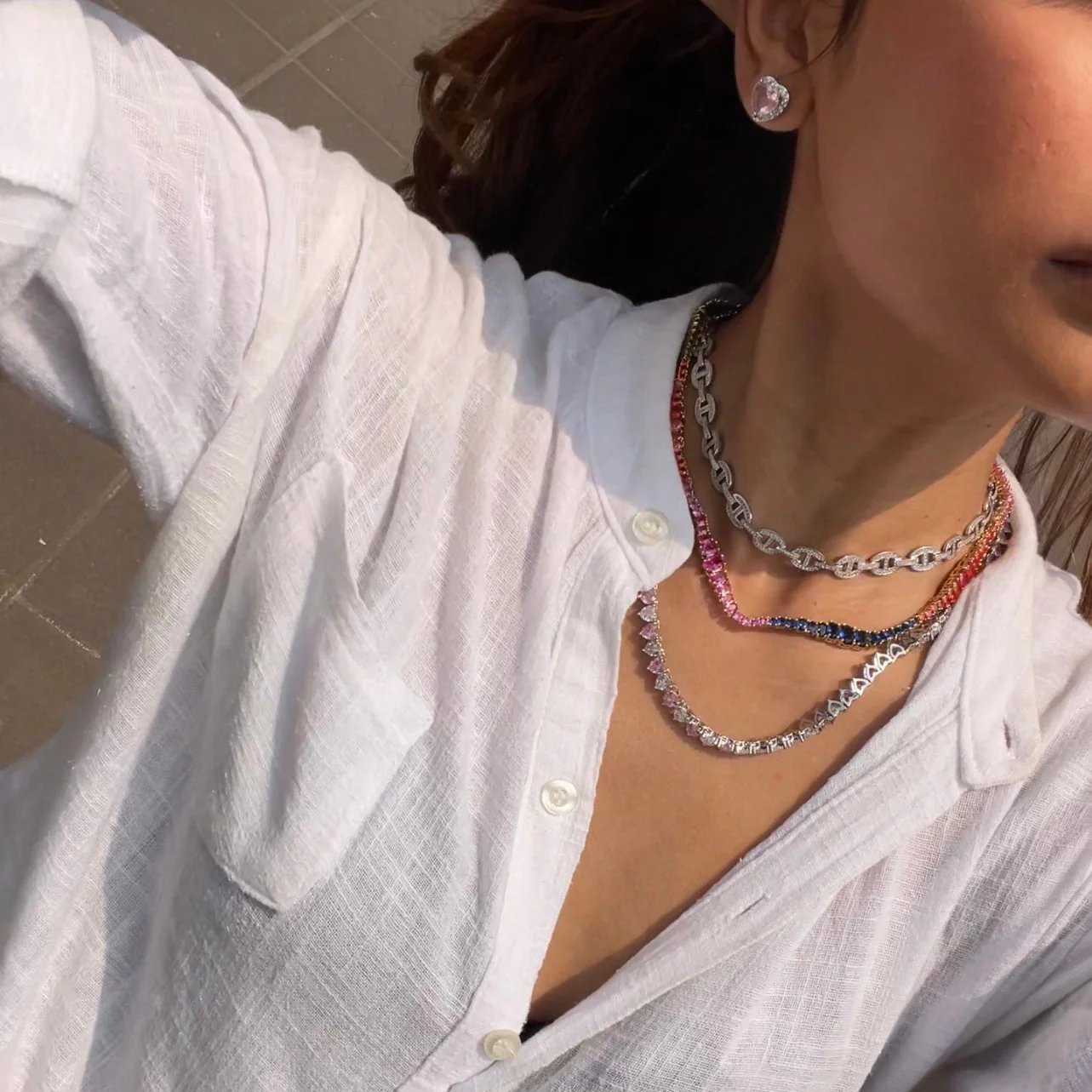 Vibrant Tennis Choker