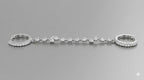Ethereal Diamonte Double piercing earring