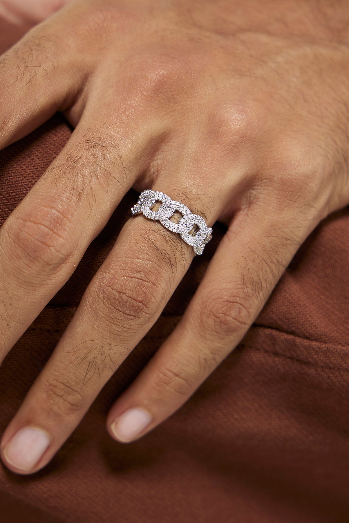 Diamond Studded Cuban Rings