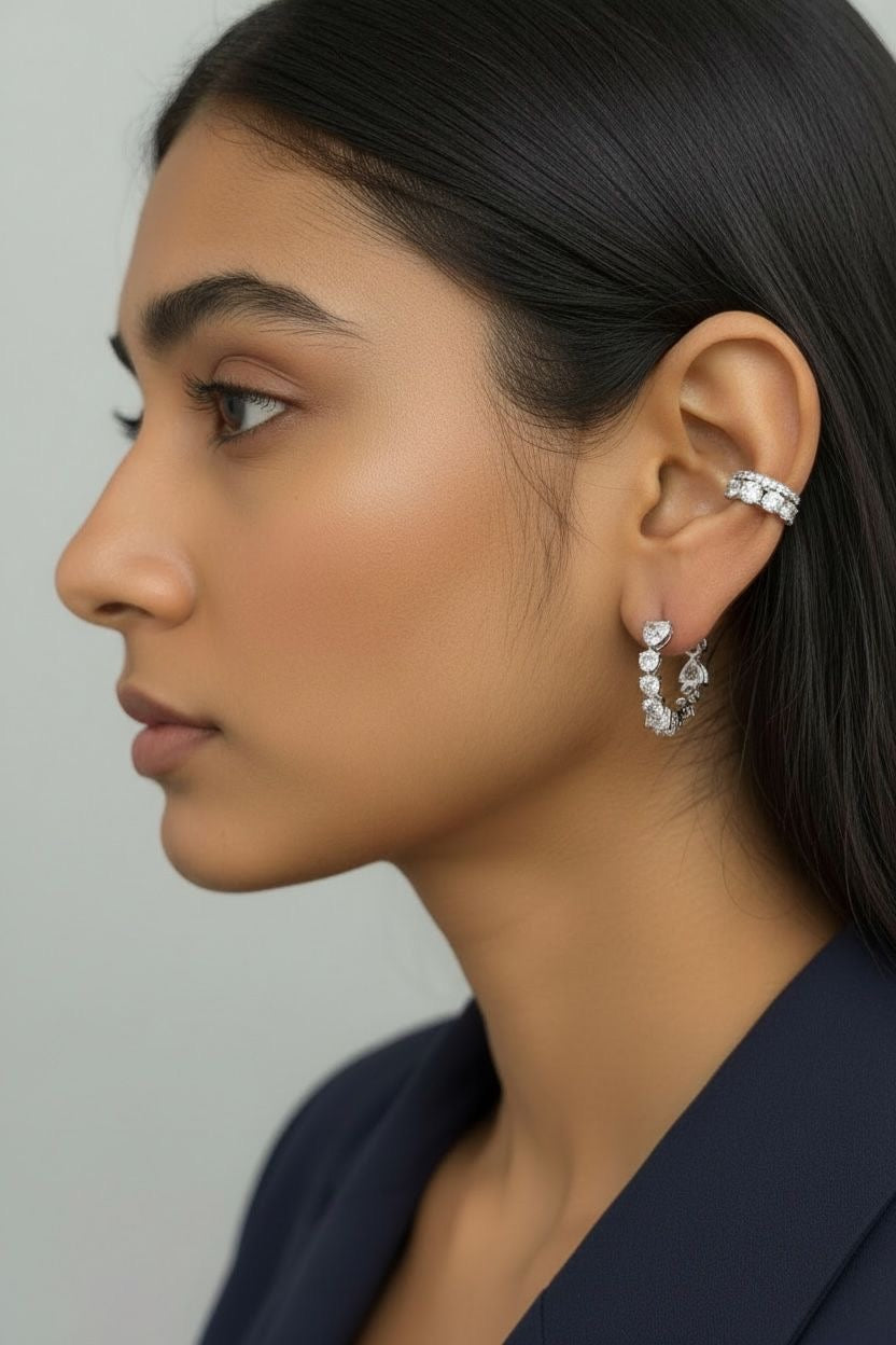 Lobe Diamonte Earcuff