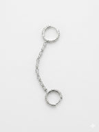 Ethereal Diamonte Double piercing earring
