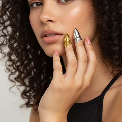 Molten Lava Fingernails