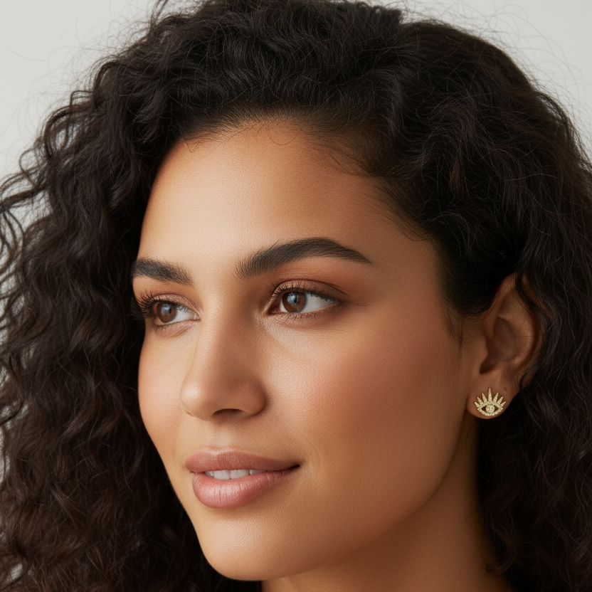 Evil Eye Blink Bling Earrings