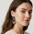 Cuban Link Party Bling Earrings