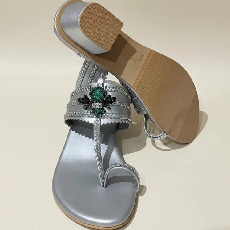 BEE KOHLAPURI HEELS (FOOTWEAR)