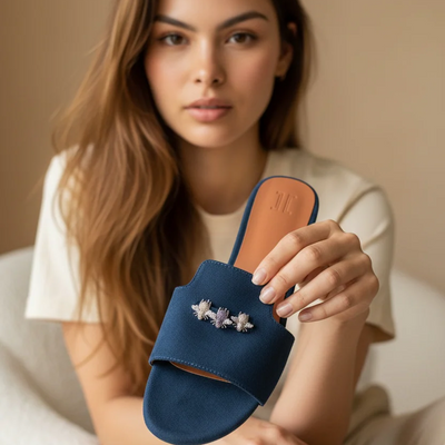 Suede Charm Mules (Footwear) (3 Charms)