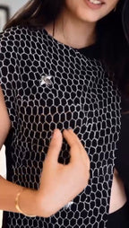 Hive Bling Cape Top