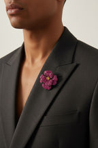 Bougainvillea Bliss Brooch cum Pendant - Handcrafted Floral Elegance