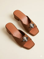 Suede Bee Heels (Tan)