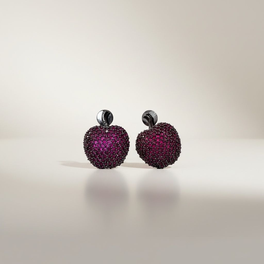 Apple Bling Earrings