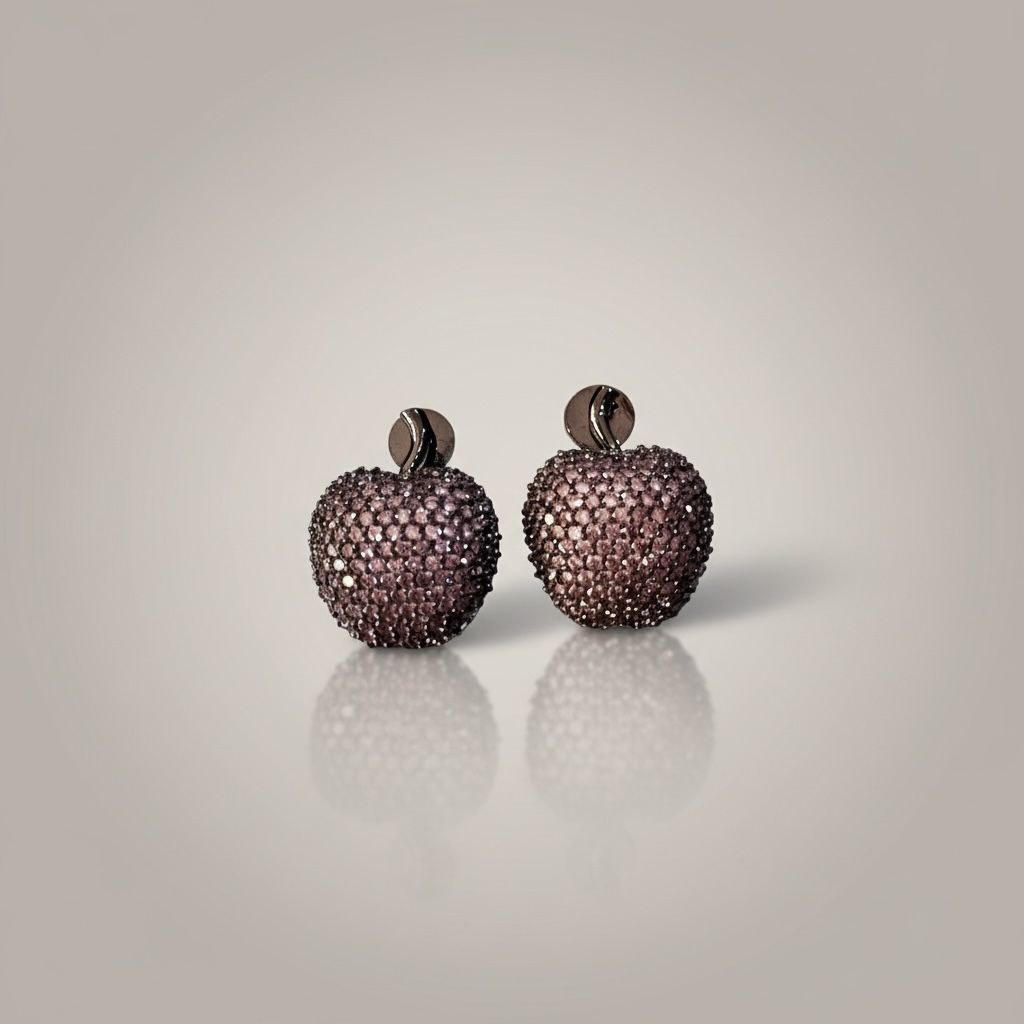 Apple Bling Earrings
