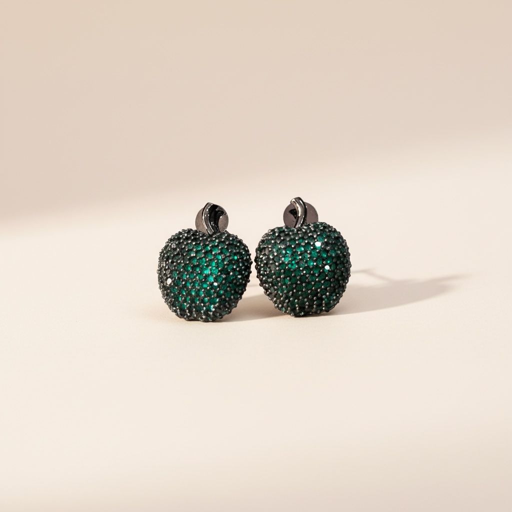 Apple Bling Earrings