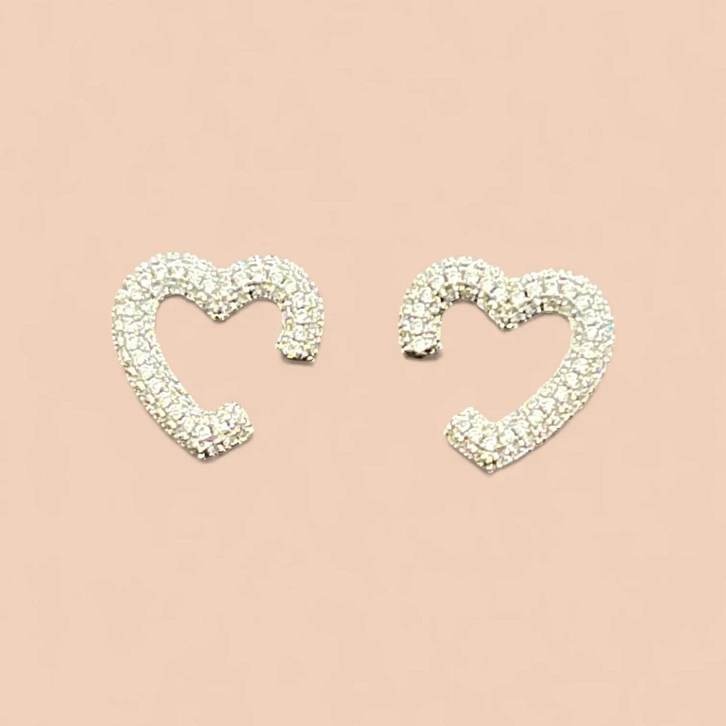 ICED HEART EARCUFF
