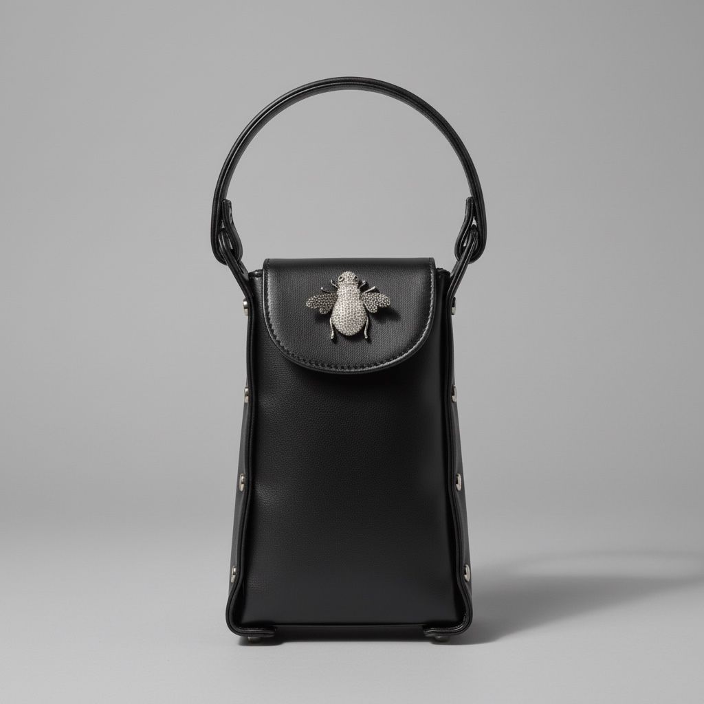 Bee Bling Bag (Black + Black Accents)