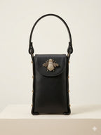 Bee Bling Bag (Black + Gold Accents)