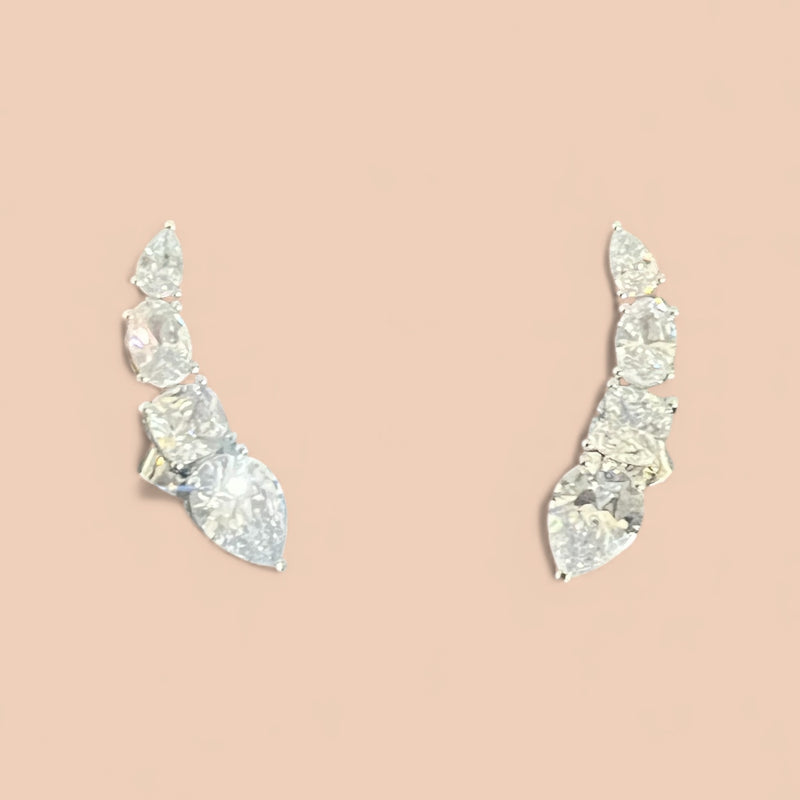 Diamonte Ear Climber