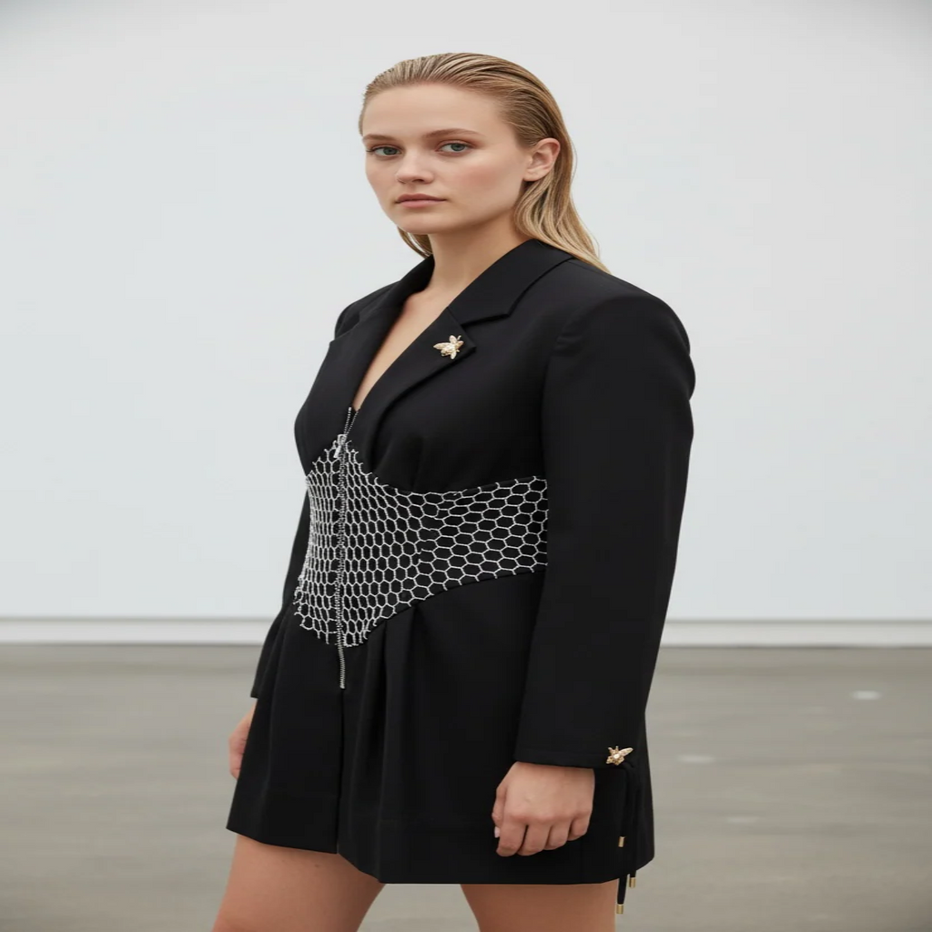 Hive Noir Playsuit